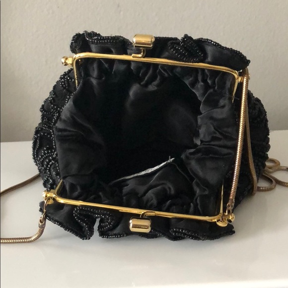 Vintage small beaded bag chain - Picture 4 of 7